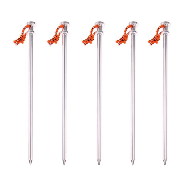 

5pcs tent pegs garden stakes outdoor camping awning trip tent tarp pegs heavy duty