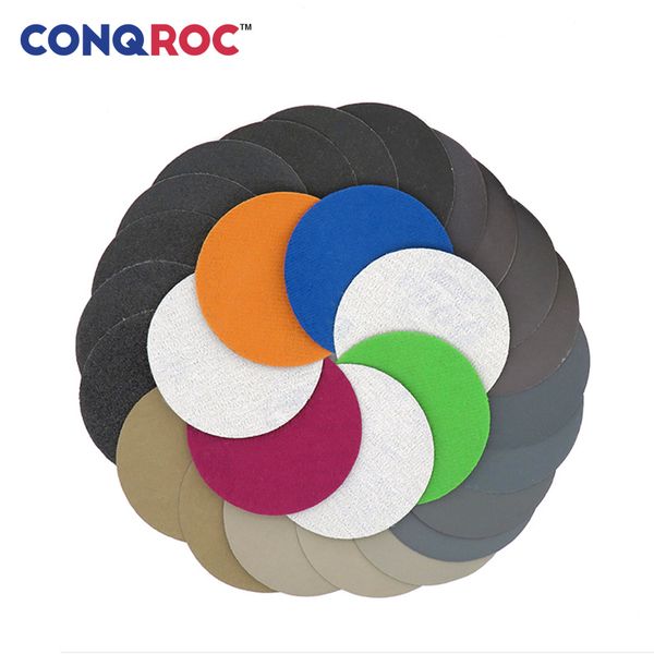 

50 pieces 75mm 3-inch waterproof sanding discs wet dry sandpaper hook loop sanding paper grit abrasive tools jewelry polishing