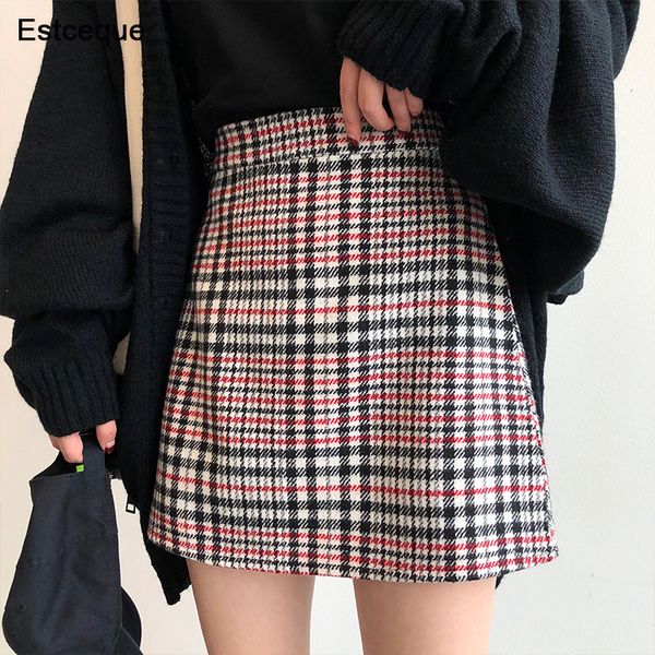 

plaid smoke women one -performed women smoking school girls new spring 2019, Black