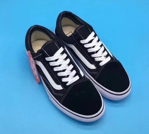 

2019 AQ3 классика черный белый старый Skool скейтборд обувь мужчины женщины с низким вы