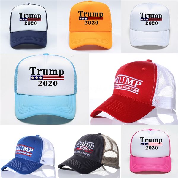 

new make america great again caps embroidery president trump 2020 baseball cap hats fashion sports hat #689, Blue;gray