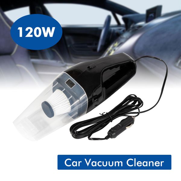 

12v 120w high suction car truck vacuum cleaner portable handheld vacuum cleaner wet&dry dual use car electronics cleaners