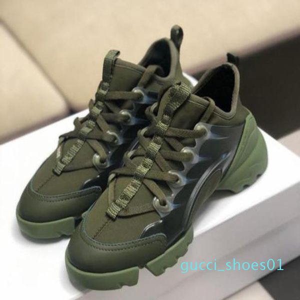 

designer shoes connect sneaker for women vintage trainers classic black neoprene vacuum outsole increase 5cm flower triple s dad g01