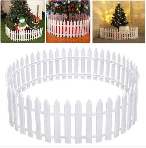 

wholesales 2019 sales christmas tree fence picket panels xmas garden fencing lawn edge home yard