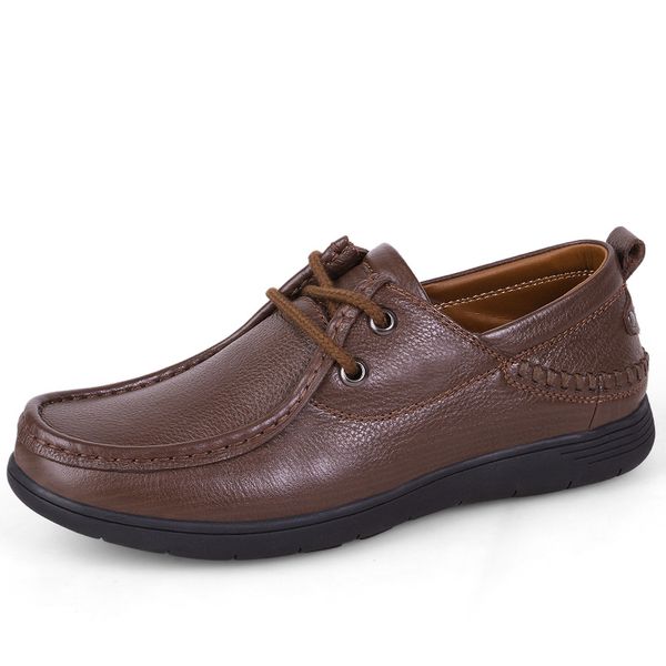 

fashion winter men casual shoes male snow boots genuine leather business shoes man hiking sneakers men fur boots %9889, Black