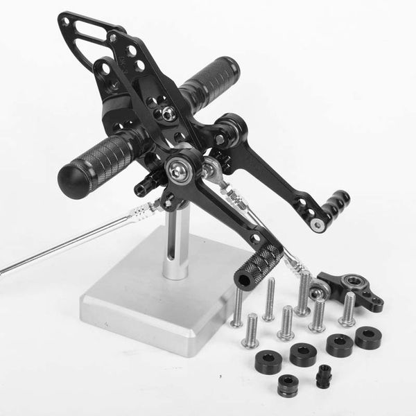 

smok motorcycle pedal for streetfighter 848 2011-2014 streetfighter/s 1100 aluminum alloy rearset foot pegs footpeg black