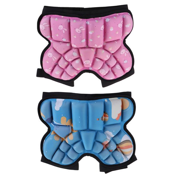 

2pcs 3d padded protection hip ,kids protective hip pad shorts anti-slip ,children butt pad pants for ski skate snowboard