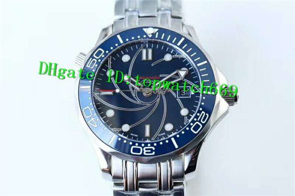 

OE Luxury 007 Часы 8500 Автоматическая Сапфир Кристалл Синий Циферблат из Нержавеющей Ст