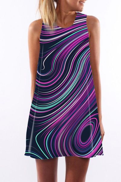 

women dress crew neck summer crew neck sling sleeveless hip wrap lady geometric pattern print skirt casual pencil dresses size s-xl, Black;gray