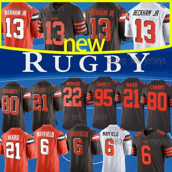 

Odell 13 Beckham Jr 6 Denzel Cleveland Jerseys Brown Baker 21 Jarvis 80 Nick 31Jarvis 80 Landry Game American football jerseys