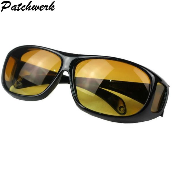 

2019 new night vision goggles multi-function night driving glasses men uv protection male retro sunglasses, White;black