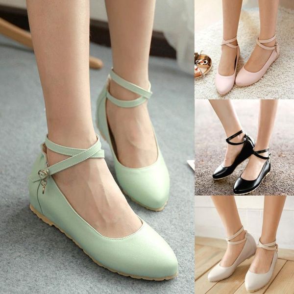 

women's plus size shoes 2019 loafers candy color slip on shoes fashion ballet comfortable ladies shoe #g35, Black