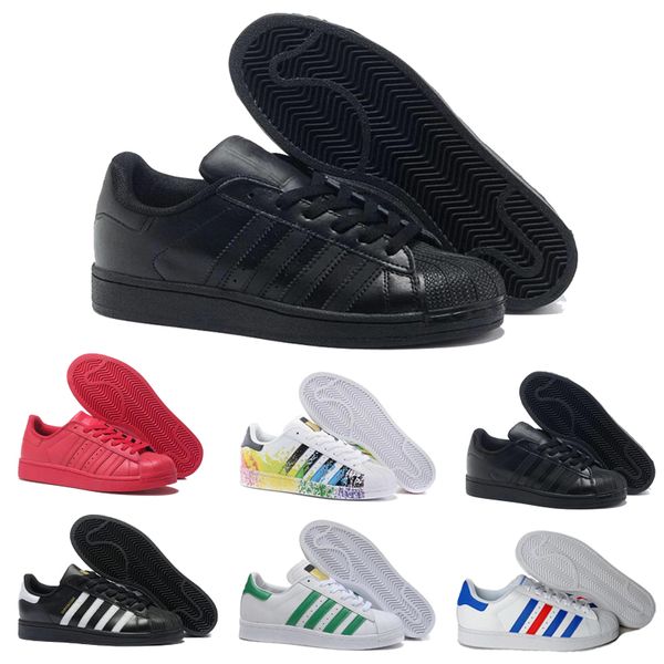 

2018 случайные оригиналы суперзвезда белая голограмма радужные юниоры суперзвезд