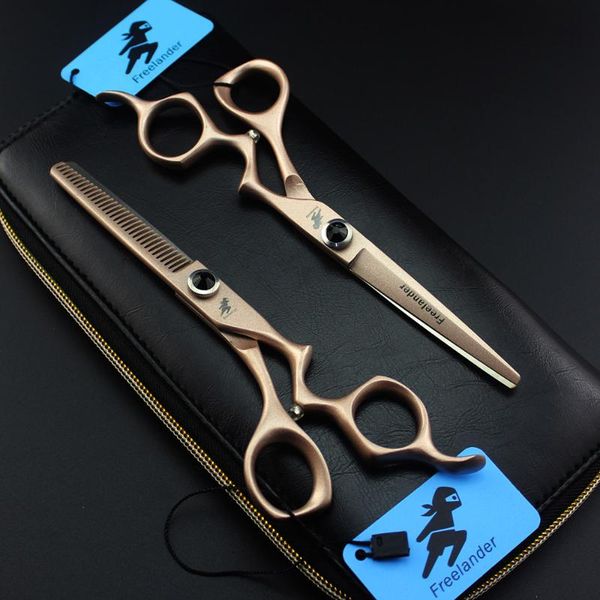 

6inch ander painting hair cutting thinning scissor knife shape sharp blade professional hairdressing scissor barber tool