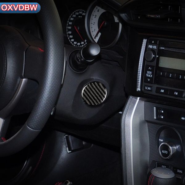 2019 For Subaru Brz Toyota 86 Carbon Fiber Interior Car Engine Start Button Decoration Ring Trim Stickers 2013 2015 2016 Car Styling From Oxvdbw