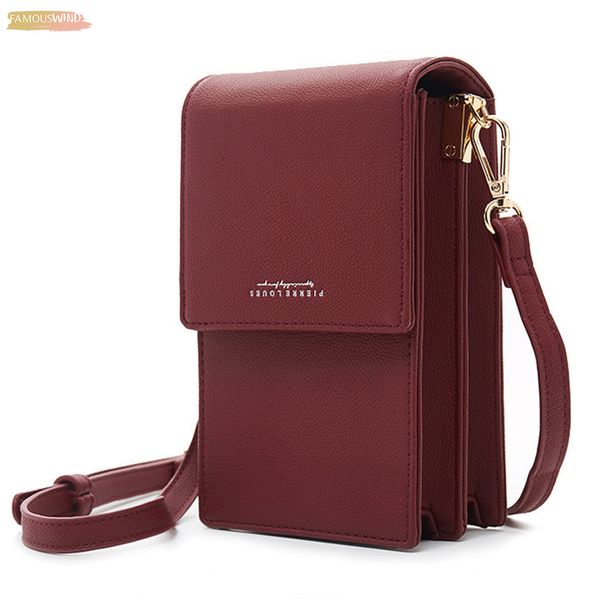 

small women shoulder bags brand designer soft leather phone wallet purse fashion women messenger bags mini female handbag zipper