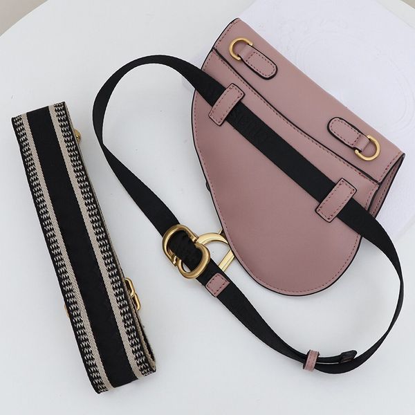 

crossbody bags women black cow leather belt new saddle bags shoulder messenger bag saddle bag retro cell phone pouches buckle wide type5