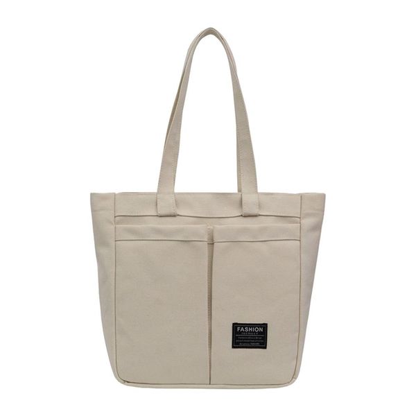 

women pure color casual tote shoulder bag outdoor bag canvas handbag zipper messenger pack casual handbag for women bookbag /e