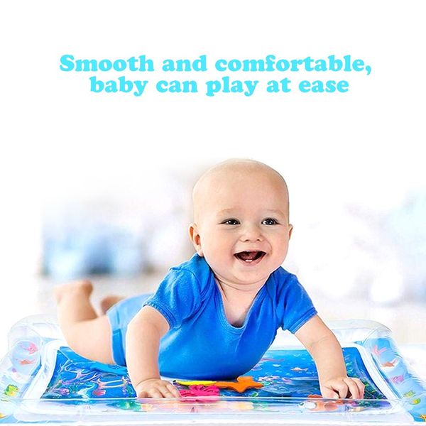 

baby kids water play mat toys inflatable pvc infant tummy time playmat toddler activity play center water mat dropshipping