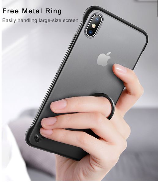 

ultra frameless ring phone case for samsung note 8 9 10 s7 edge a80 a70 a70s a60 m40 a50 a50s s10 s9 s8 s10e pro plus case cover