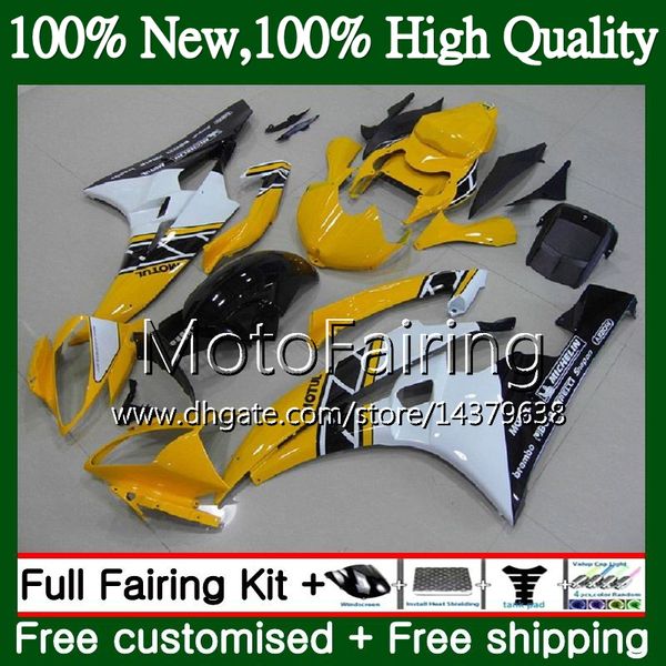 

bodys for yamaha yzf r 6 yzf 600 yzf-600 yzfr6 06 07 frame 90mf11 yellow white yzf r6 06 07 yzf600 yzf-r6 2006 2007 fairing bodywork kit
