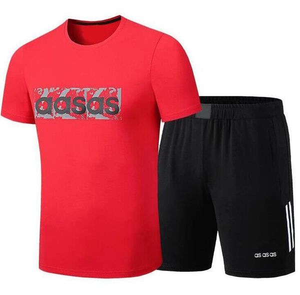 

selling mens designer tracksuit with letters 2020 new brand sportsuits for men women logo short sleeve casual jogger pants suits, Gray