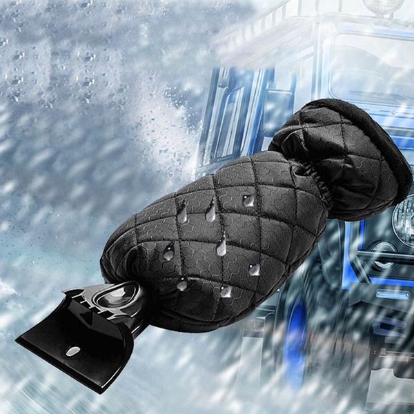 

car windshield ice scraper snow shovel brush with warm gloves snow removal tools for car deicer deicing cleaning scraping tool