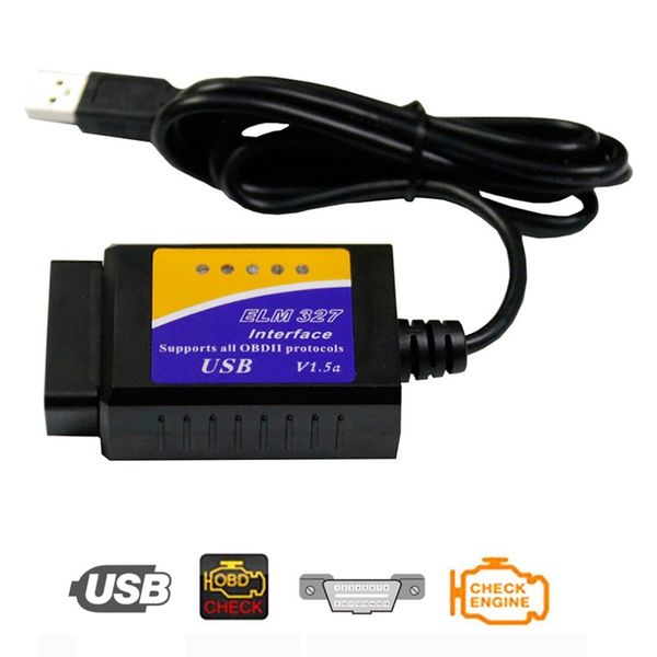 

v04hu-1 vehicle car auto fault diagnostic scanner code readers usb interface obdii scan tool software version v1.5 for windows