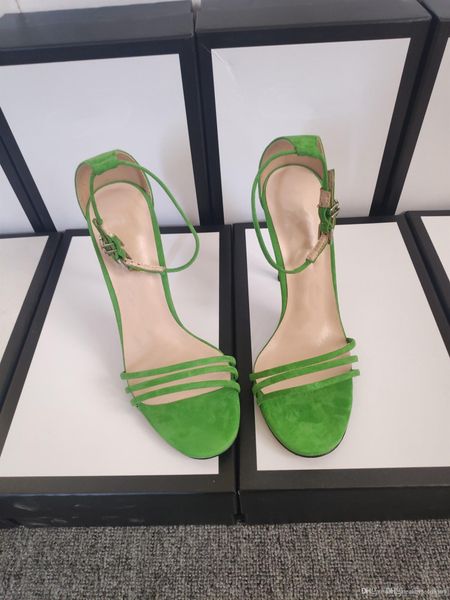 

wholesale womens sandals suede sandal black suede stiletto heel luxury designer shoes women sandals brown size 35-42