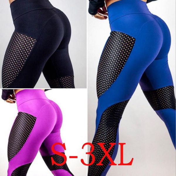 

women yoga pants quick drying training trousers high elastic fitness sport leggings tights slim running sportswear sports pants, White;red