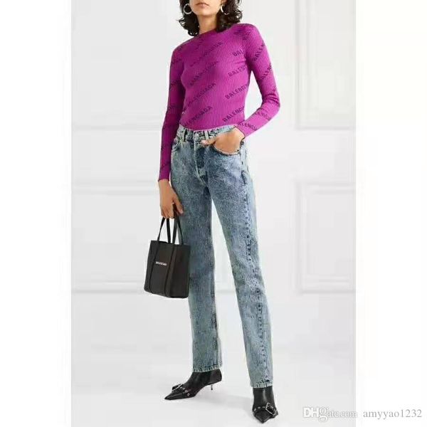 

97 new arrival 2019 autumn sweater crew neck long sleeve red green pullover brand same style luxury qian, White;black