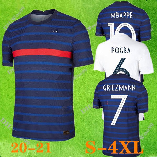 

2020 mbappe pogba франция футбол джерси 2 звезды 2021 griezmann варан эрнандес футбол рубашка thauvin matuidi майо-де-футовый s-xxxxl, Black;yellow