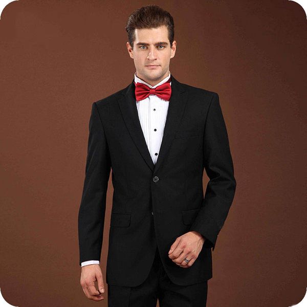

заказунаша мужчины tuxedo black groom подходит для свадебного 2piece peak design жених нарядов groomsmen нарядов костюм homme terno мужчину, Black;gray
