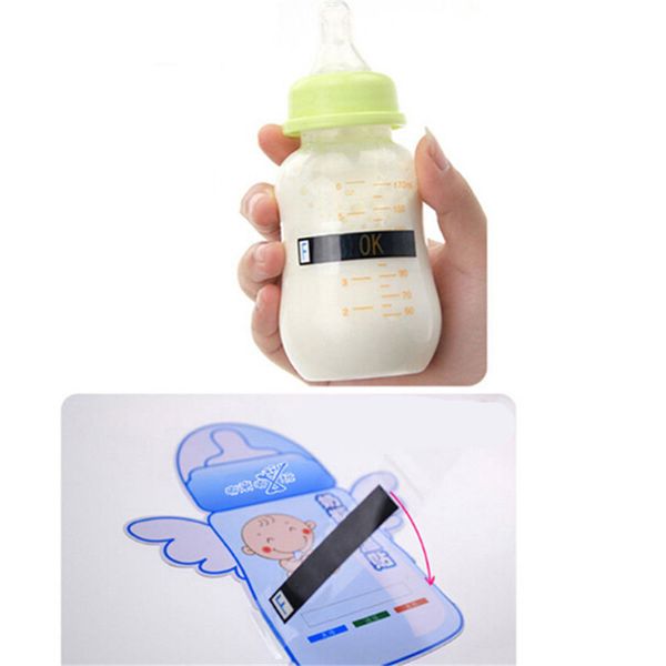 

thermometer sticker babies safely thermometers temperature measuring card infant baby milk bottle temperature test paper strip