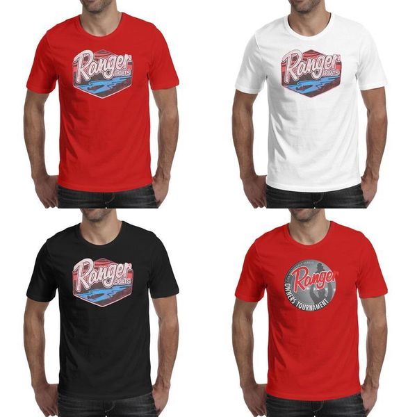 

mens ranger boats fashion t shirt printing sport cotton shirts printed short sleeve tees still building togends, White;black