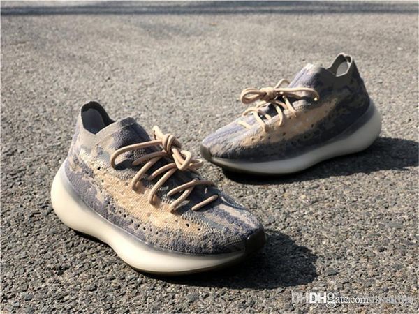 

2020 аутентичные originals 380 mist светоотражающие 3m чужеродные kanye west кроссовки мужчины женщины спорт кроссовки с оригинальной коробк