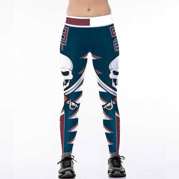 

women's leggings digital printing personalized fashion high waist slim points festival booty legency women, Black
