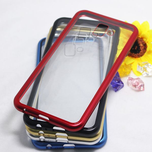 

magnetic adsorption for samsung note8 magnetic case tempered glass case designer phone case 360 protection back panel for goophone note 9