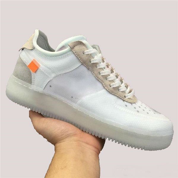 

2019 new mens running shoes 1 low lvs men sneakers forces men trainers sports skateboard one sports white orange air designer sneakers