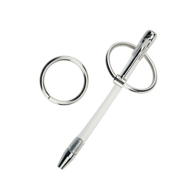 

metal catheter toys for men stainless steel male urethral sounding tube penis plug urethral stimulator dilator stretcher products