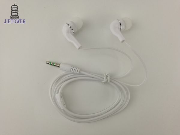 Auricolari stereo a buon mercato all'ingrosso 3.5mm stereo morbido trasparente nell'orecchio del trasduttore auricolare dell'orecchio comodo per l'iPhone di iPhone iPad per MP3 500pcs