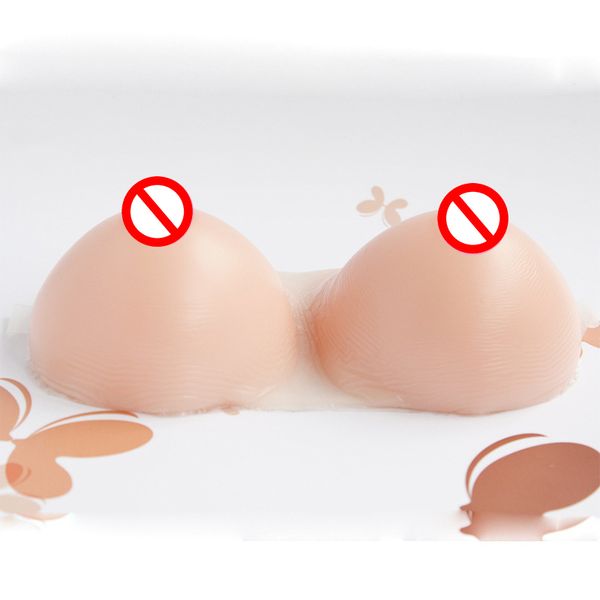 

artificial silicone breast form realistic fake boobs prosthesis transgender shemale small chest men enlarge, White