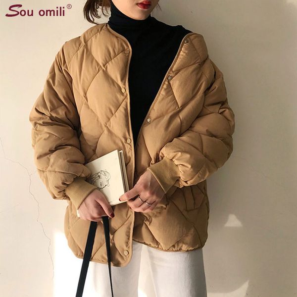 

крупногабаритного puffer утепленной куртки женщины пальто теплых сыпучие пальто куртки женской верхняя одежда sobretudo карман, Black