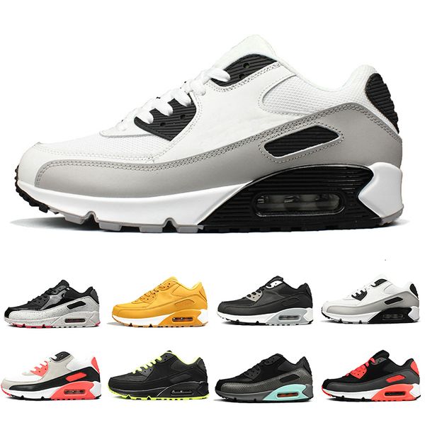

new arrival og triple black 90s men women running shoes classic yellow red wheat 90ss sports trainer cushion surface breathable sneakers