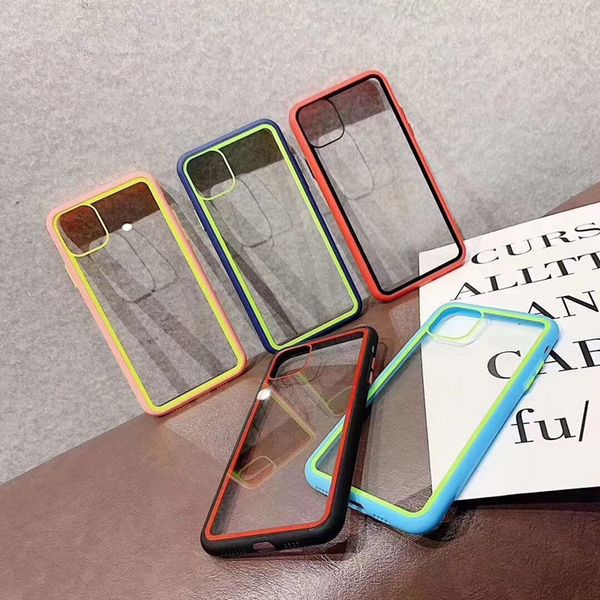 

luxury designer clear phone cases acrylic back cover transparent protector for iphone 11 pro max x xs xr xs max 6s 6plus 7 7p 8 8plus