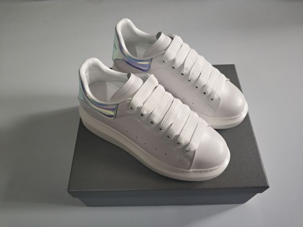 

Личность и мода Роскошные женщины мужчина белый дизайнер туз Натуральная кожа ко