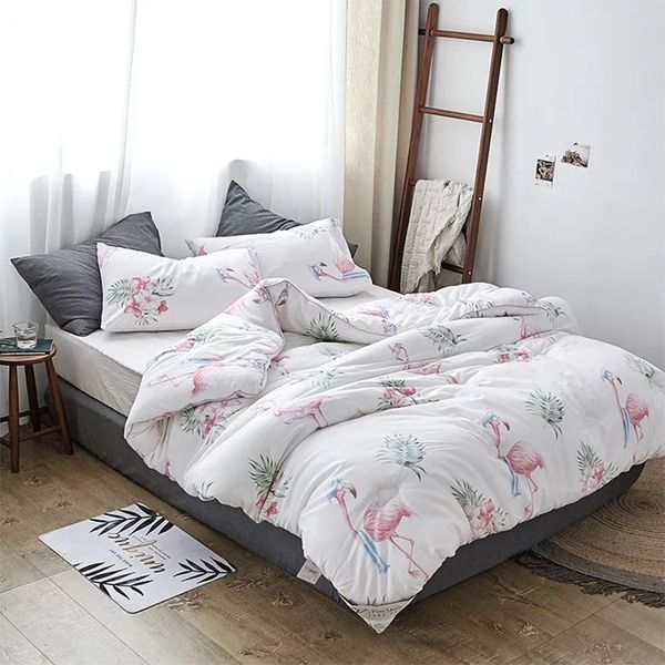 

2.5~4.0kg 100% cotton quilt duvet king queen twin size white/blue/pink/brown luxury winter blanket comforter filler