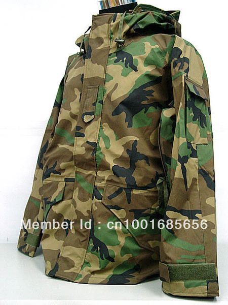 

usmc hoodie waterproof ecwcs gen 1 parka jacket camo woodland od desert camo acu bk cp, Blue;black