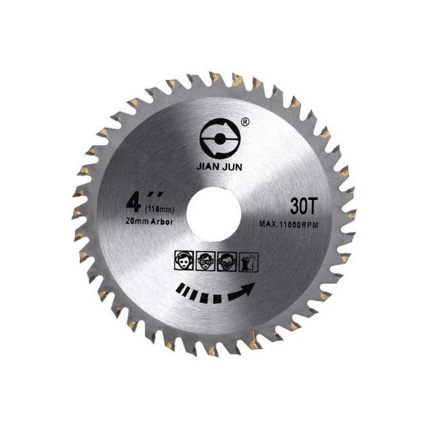 

4 inch 30t/40t circular sawing blades wood cutting round discs hard alloy steel circular sawing blade for grinder cutter