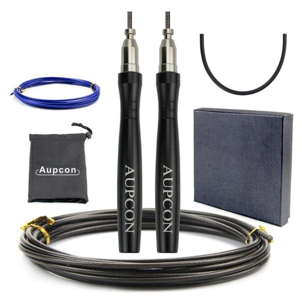 

crossfit speed jump rope aluminium alloy handle professional sports equipment for women and men in cardio training workout